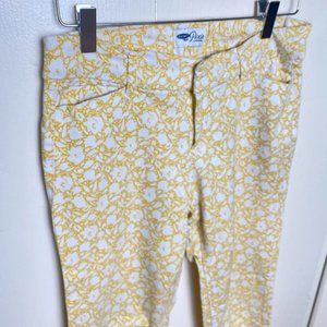 Old Navy Size 6 Floral Pixie Ankle Pants
